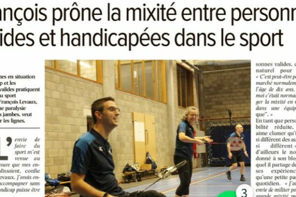 Pas6Différent : article dans l'Avenir